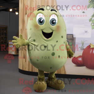 Mascot character of a Olive...