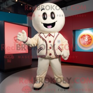 Mascot character of a Cream...