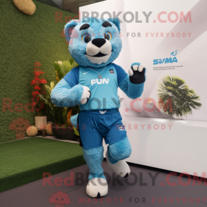 Postava maskota Sky Blue...