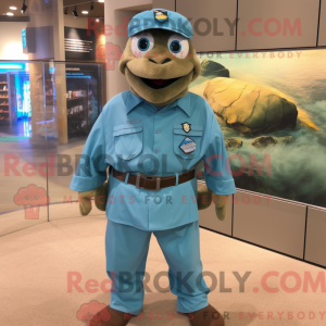 Maskot-karakter av en...