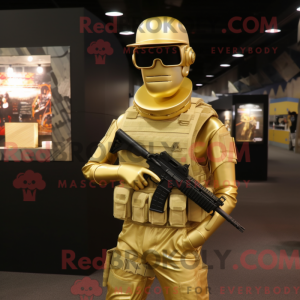 Mascot character of a Gold...