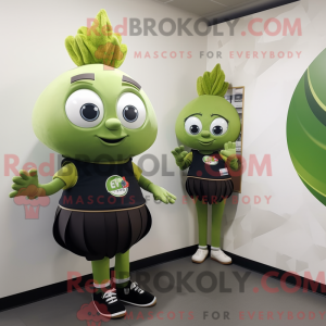 Maskot karakter af en Olive...