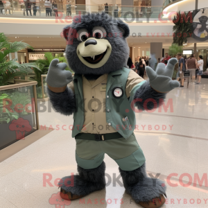 Mascot character of a Olive...