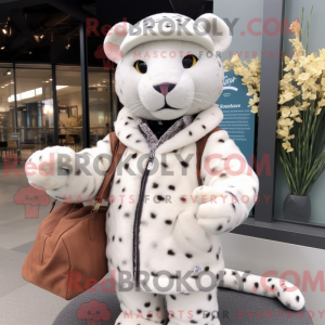 Mascot character of a White...