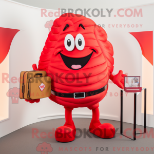 Mascot character of a Red...