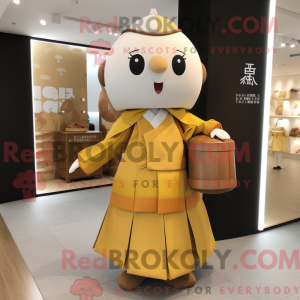 Mascottekarakter van een...