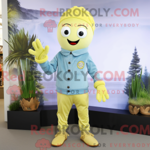 Mascot character of a Lemon...