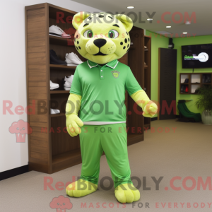 Mascottefiguur van een...
