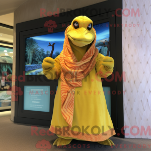 Mascot character of a...