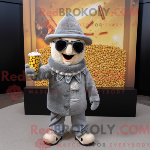 Mascot character of a Gray...