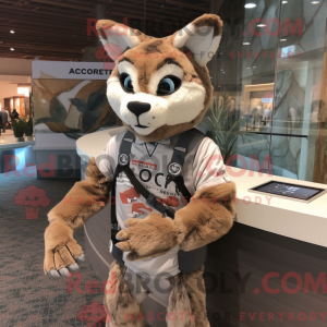 Mascottekarakter van een...