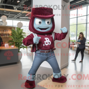 Maskot karakter af en...