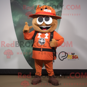 Mascottefiguur van een...