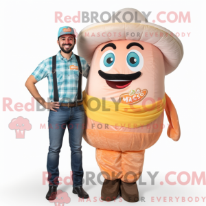 Postava maskota Peach Tacos...
