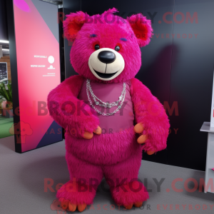 Personaje mascota de un oso...