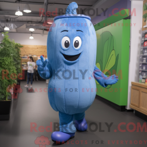 Mascot character of a Blue...