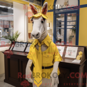 Mascottefiguur van een...