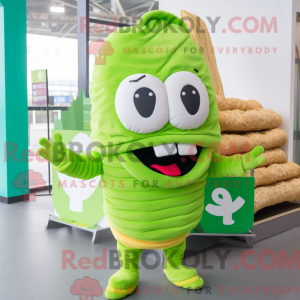 Mascot character of a Lime...