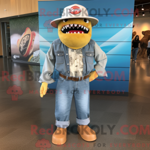 Personagem de máscara de...