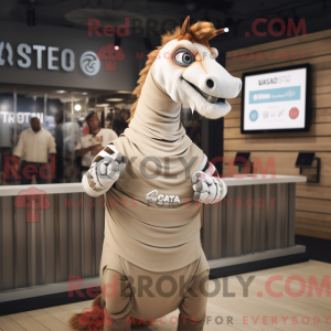 Mascottekarakter van een...