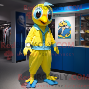 Personagem de máscara de um...