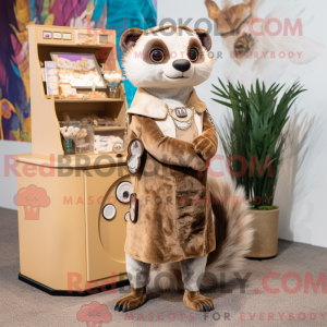 Mascottefiguur van een...