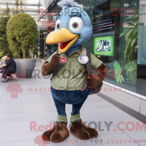 Mascottekarakter van een...
