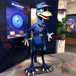 Mascot character of a Navy...