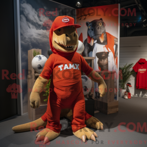 Mascot karakter van een Red...
