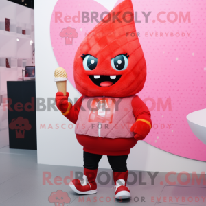 Mascot character of a Red...