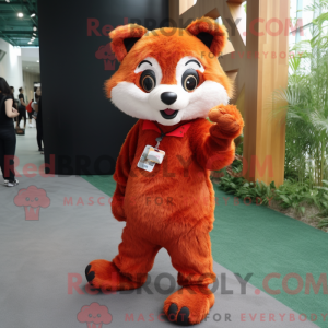Mascot karakter van een...