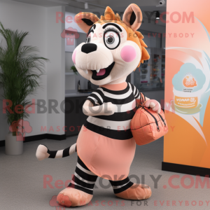 Mascot character of a Peach...