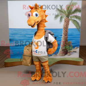 Mascot character of a Rust...