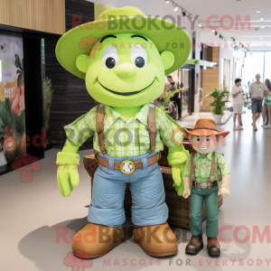Mascot character of a Lime...
