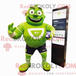 Mascot character of a Lime...