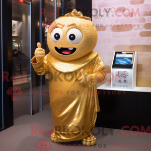 Mascot character of a Gold...