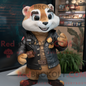 Mascot character of a Rust...