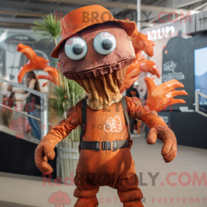 Personagem de máscara de...