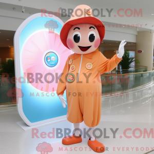 Mascottefiguur van een...