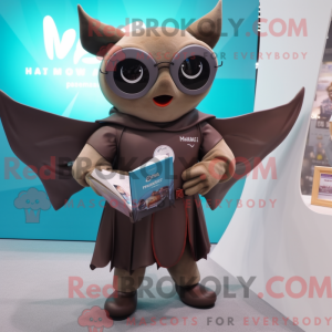 Maskottchen eines braunen...