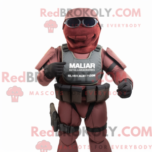 Maskot-karakter z Maroon...