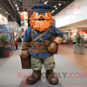 Mascot character of a Rust...