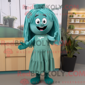 Mascottefiguur van een...
