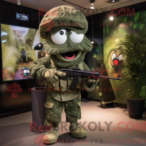 Mascot character of a Olive...