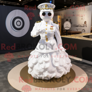 Mascot character of a White...