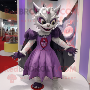 nan Bat mascot costume character dressed with a Ball Gown and Belts