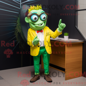 Mascot karakter van een...