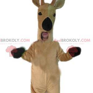 Mascote de cervo rena marrom - Redbrokoly.com