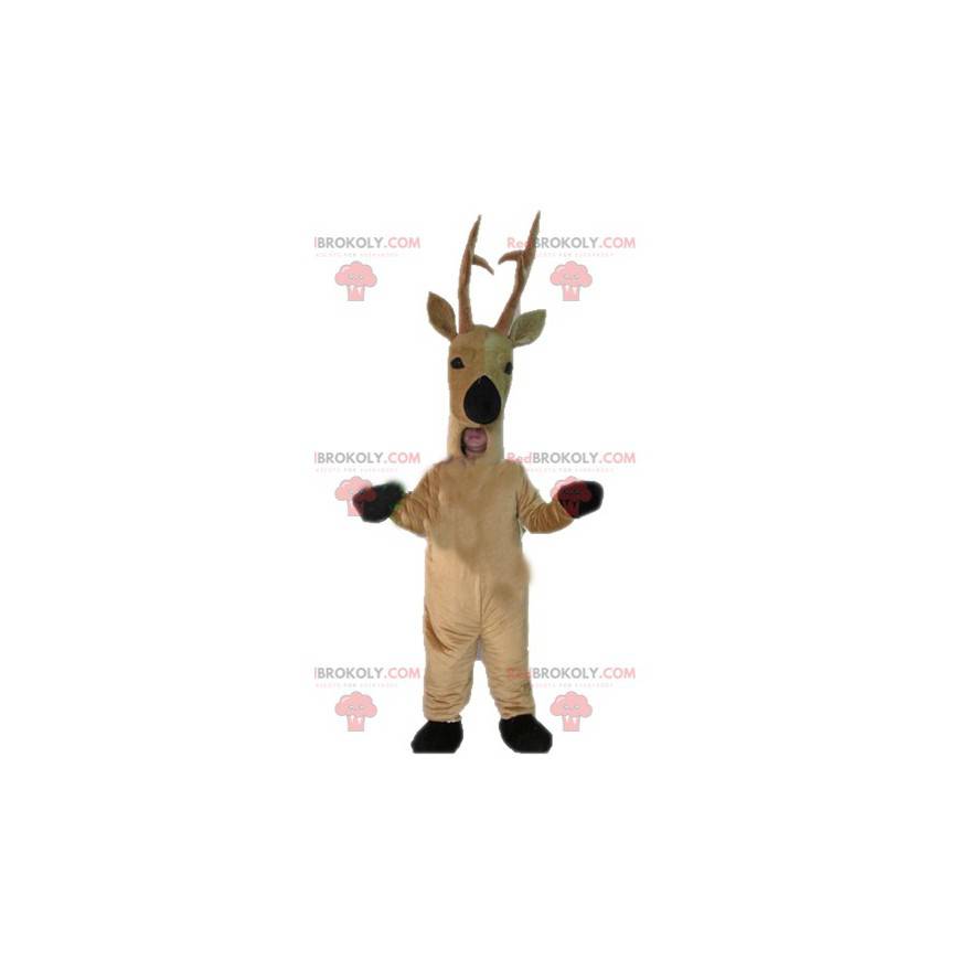 Braunes Rentierhirschmaskottchen - Redbrokoly.com
