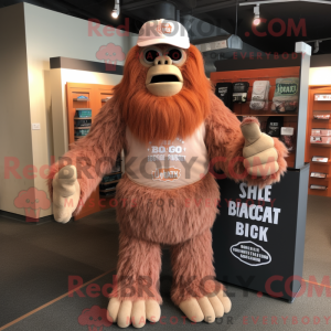 Mascot karakter van een...